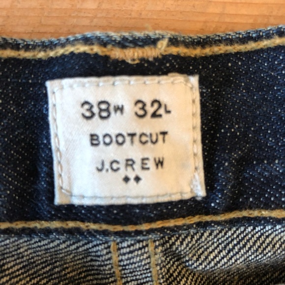 J. Crew Mens Dark Wash Jeans Jeans Waist Size 38 Style Number 86572 - Picture 3 of 15